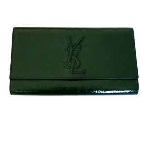 Saint Laurent Green Clutch